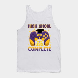 Senior Gamer 2024 High School Level Complete Gift for Men Women Tank Top